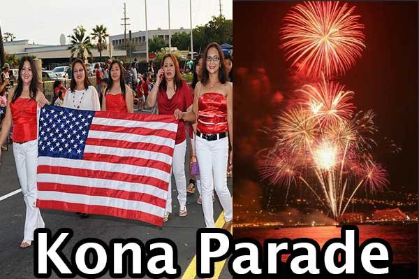Kona 4th of july parade 2015